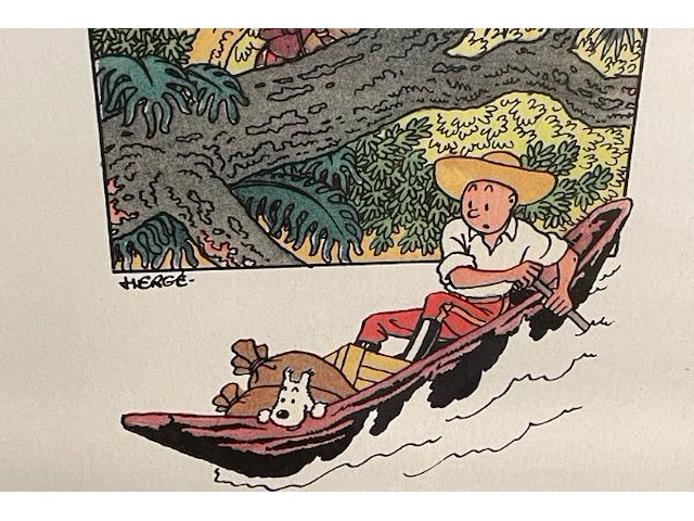 Lithographie hergé-moulinart 2003 - afbeelding 2 van  5