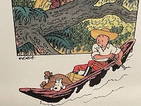 Lithographie hergé-moulinart 2003 - afbeelding 2 van  5