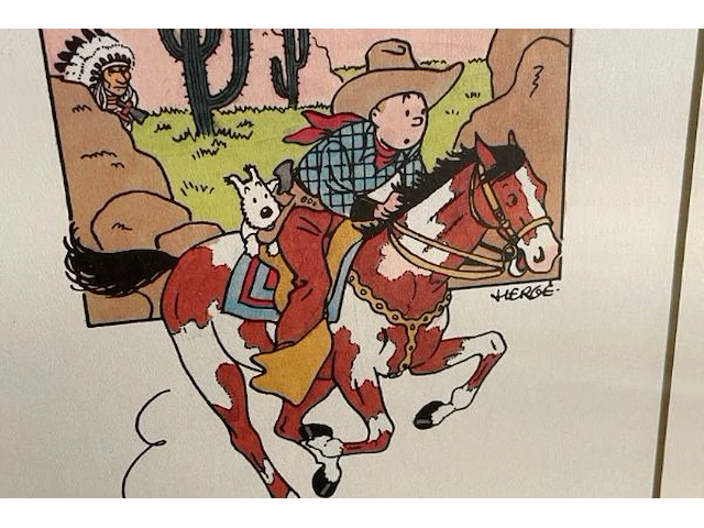 Lithographie hergé-moulinart 2003 - afbeelding 2 van  4