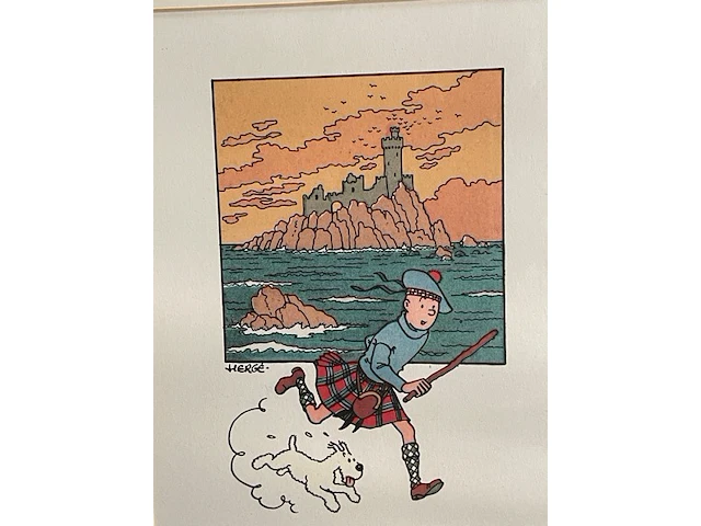 Lithographie hergé-moulinart 2003 - afbeelding 1 van  4
