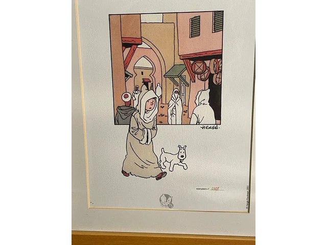 Lithographie hergé-moulinart 2003 - afbeelding 1 van  4
