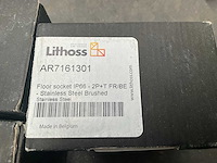 Lithos arpi rvs vloerstopcontact (6x) - afbeelding 3 van  4