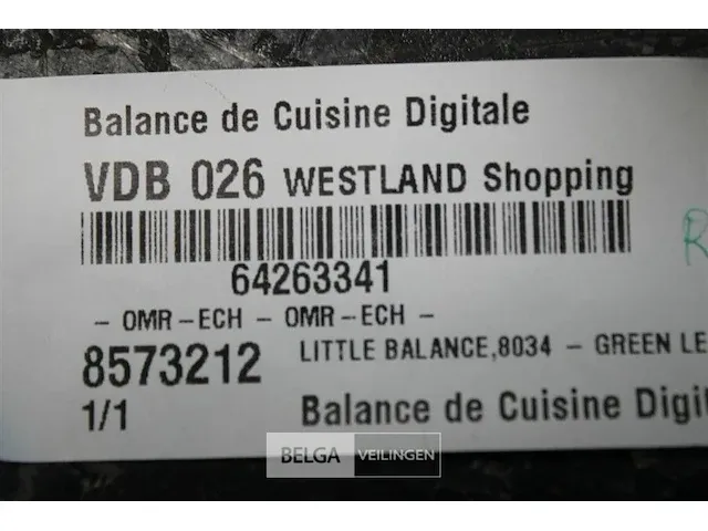 Little balance 8034 - green lemon digitale keukenweegschaal - afbeelding 3 van  3