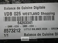Little balance 8034 - green lemon digitale keukenweegschaal - afbeelding 3 van  3