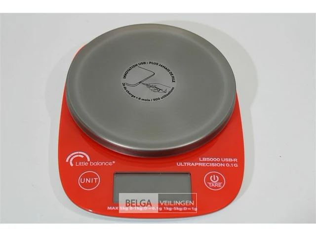Little balance usb-r lb5000 digitale keukenweegschaal - afbeelding 1 van  3