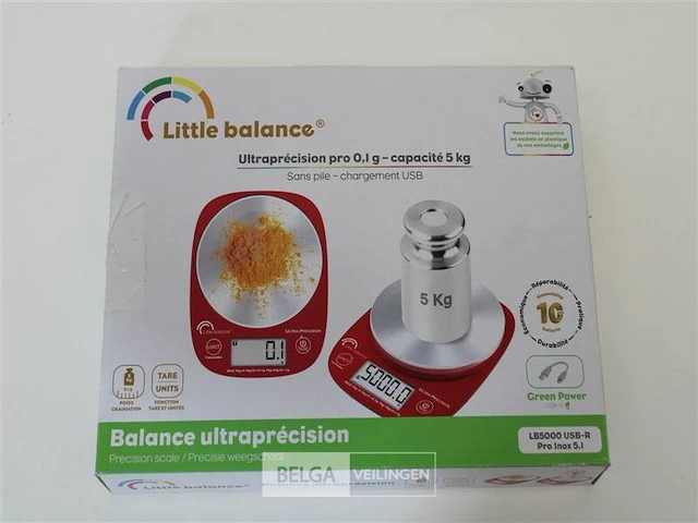 Little balance usb-r lb5000 no battery digitale keukenweegschaal - afbeelding 5 van  5