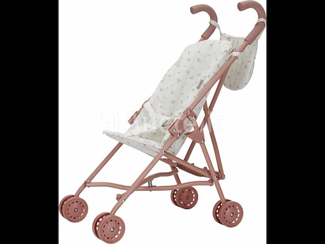 Little dutch roze metalen buggy - afbeelding 1 van  3