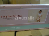 Little dutch roze metalen buggy - afbeelding 2 van  3
