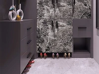 Livelynine 60cm x 5m counter top covers peel en stick marmer contactpapier, 3 stuks - afbeelding 3 van  4