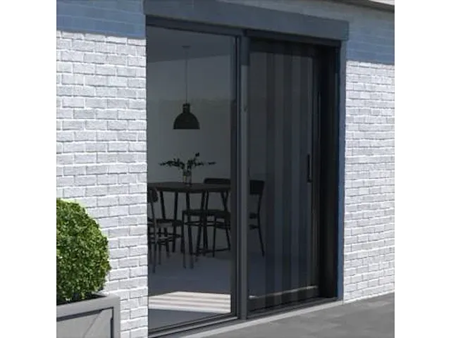 Livn lamellen vliegendeur plus schuifbaar 120x260 cm - afbeelding 2 van  4