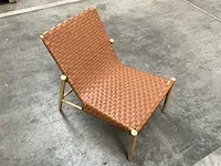 Liv•out loungezetel, kleur: roodbruin