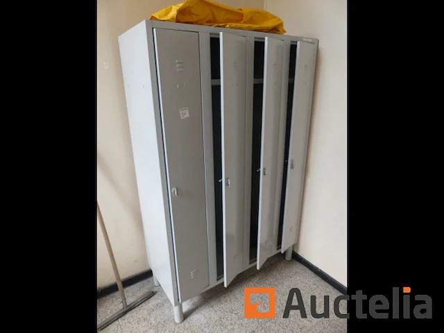 Locker met 4 deuren - afbeelding 1 van  6