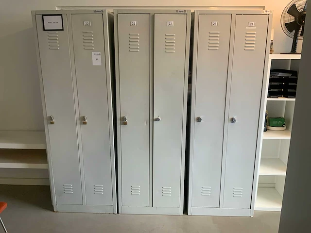 Lockerkast (3x) - afbeelding 1 van  4