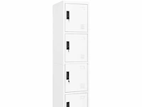 Lockerkast wit- staal - afbeelding 1 van  8