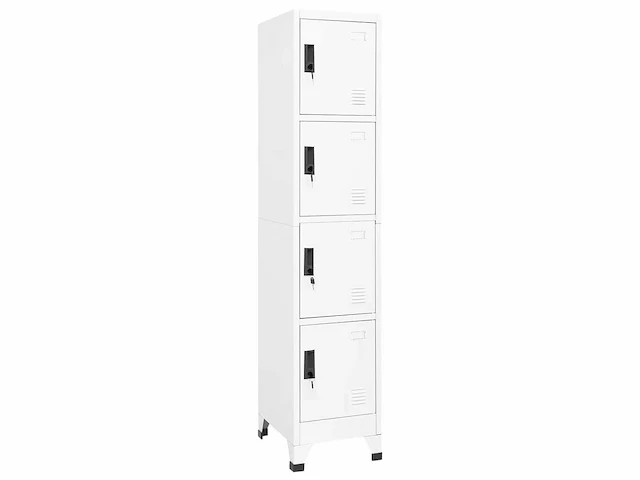 Lockerkast wit- staal - afbeelding 2 van  8