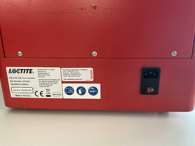 Loctite eq cl36 led uv curing kamer - afbeelding 6 van  8