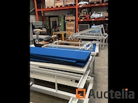 Logistiek dubbele bureau verstelbaar van 65cm tot 86cm. - afbeelding 1 van  4