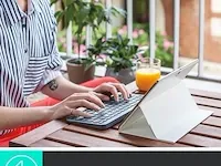 Logitech k380 - draadloos bluetooth toetsenbord -azerty frans - zwart - afbeelding 2 van  5