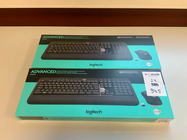 Logitech mk540 draadloos toetsenbord en muis (2x) - afbeelding 1 van  3