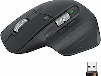 Logitech mx master 3 advanced wireless mouse graphite - afbeelding 2 van  5