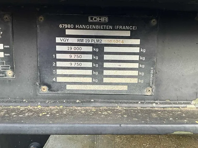 Lohr rm19-plm containeraanhangwagen - afbeelding 7 van  7