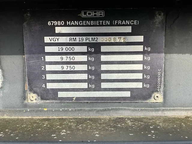 Lohr rm19-plm containeraanhangwagen - afbeelding 8 van  8