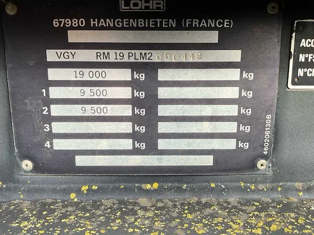 Lohr rm19-plm containeraanhangwagen - afbeelding 8 van  8