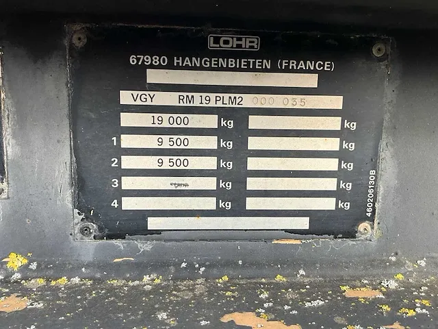 Lohr rm19-plm containeraanhangwagen - afbeelding 8 van  8