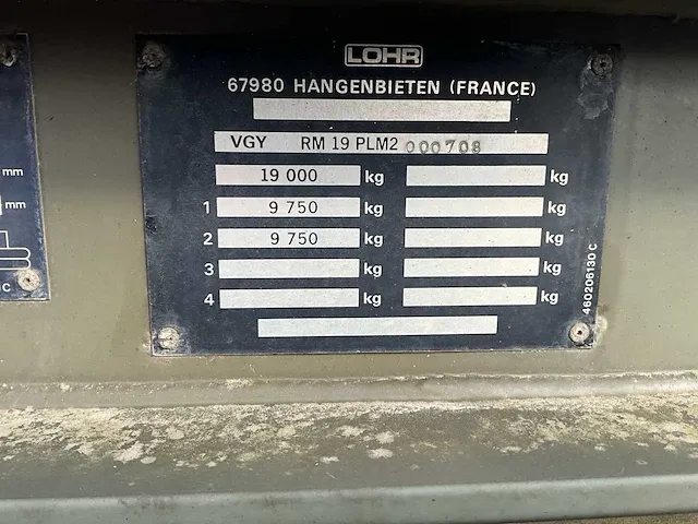 Lohr rm19-plm containeraanhangwagen - afbeelding 8 van  8