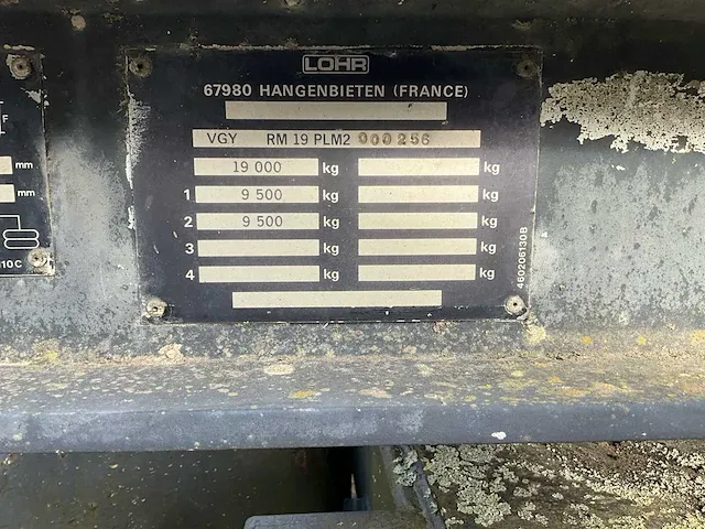 Lohr rm19-plm containeraanhangwagen - afbeelding 9 van  9