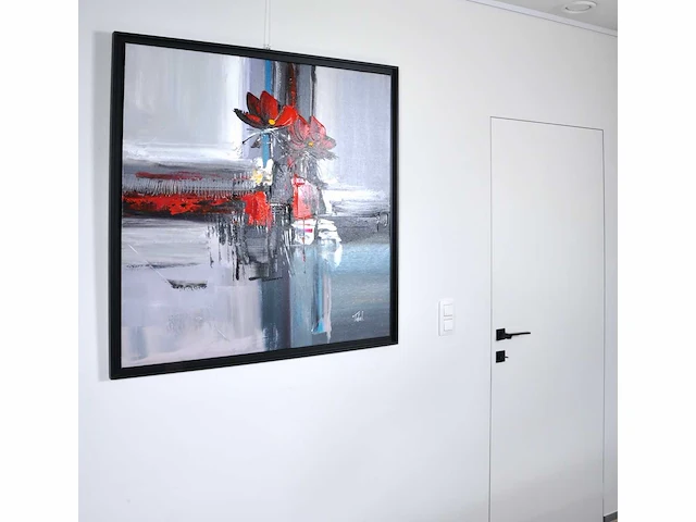 Loîc tuhal - abstractie - olie op doek - afbeelding 3 van  12