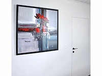 Loîc tuhal - abstractie - olie op doek - afbeelding 3 van  12
