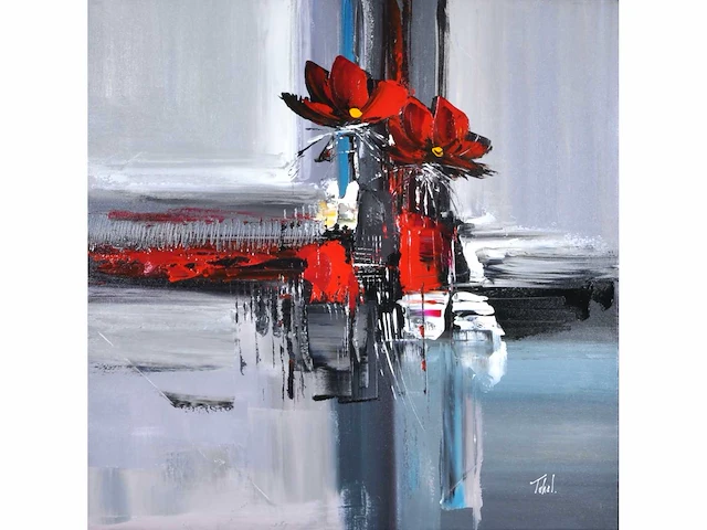 Loîc tuhal - abstractie - olie op doek - afbeelding 1 van  12