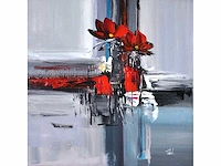 Loîc tuhal - abstractie - olie op doek - afbeelding 1 van  12