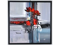 Loîc tuhal - abstractie - olie op doek - afbeelding 5 van  12