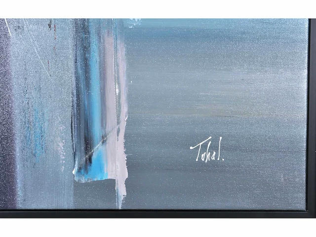 Loîc tuhal - abstractie - olie op doek - afbeelding 6 van  12