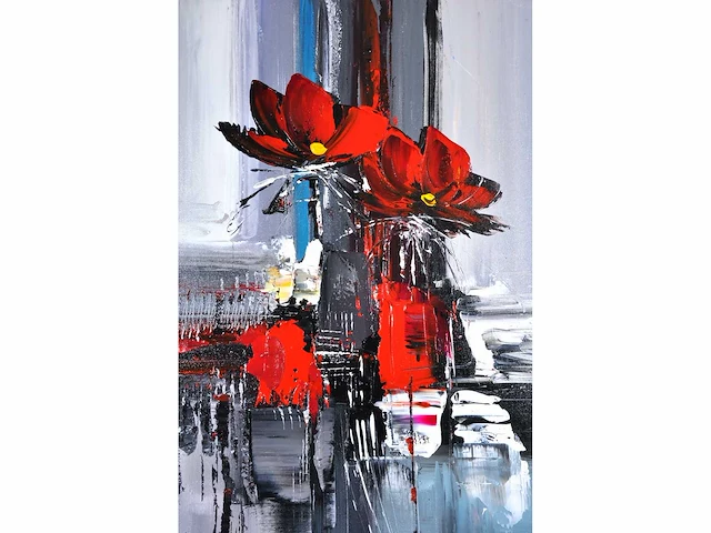 Loîc tuhal - abstractie - olie op doek - afbeelding 8 van  12