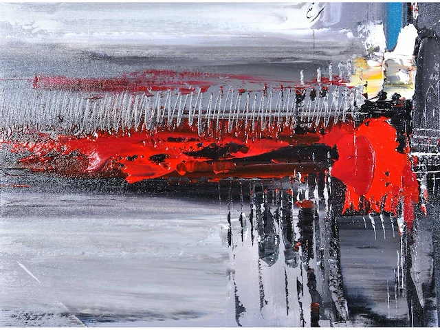 Loîc tuhal - abstractie - olie op doek - afbeelding 10 van  12