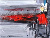Loîc tuhal - abstractie - olie op doek - afbeelding 10 van  12
