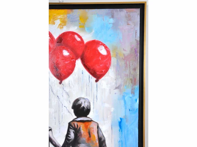 Loîc tuhal - ode aan banksy - olie op doek - afbeelding 2 van  13