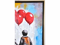 Loîc tuhal - ode aan banksy - olie op doek - afbeelding 2 van  13