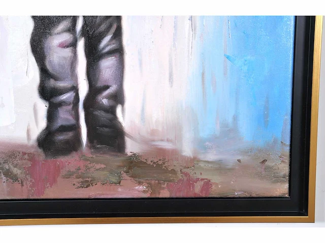 Loîc tuhal - ode aan banksy - olie op doek - afbeelding 9 van  13