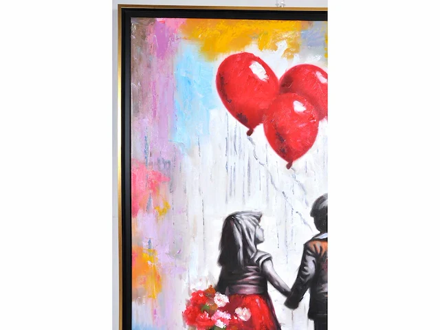 Loîc tuhal - ode aan banksy - olie op doek - afbeelding 13 van  13