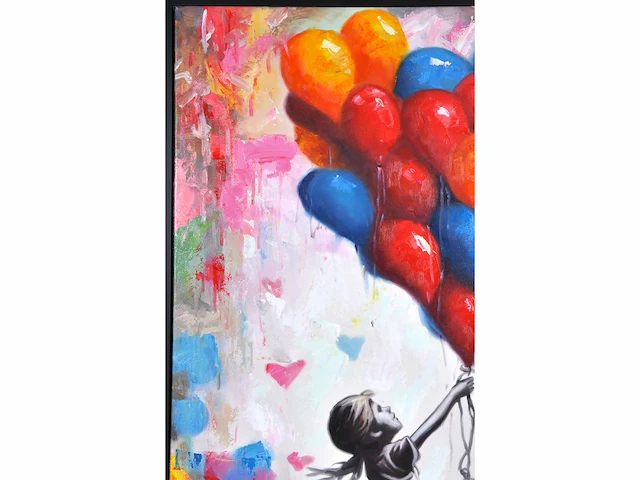 Loîc tuhal - ode aan banksy - olie op doek - afbeelding 11 van  12