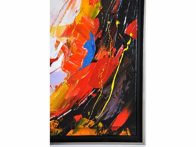 Loîc tuhal - visage - olie op doek - 100x100 cm - afbeelding 9 van  13