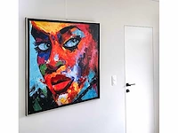Loîc tuhal - visage - olie op doek - afbeelding 2 van  12