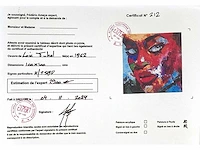 Loîc tuhal - visage - olie op doek - afbeelding 7 van  12