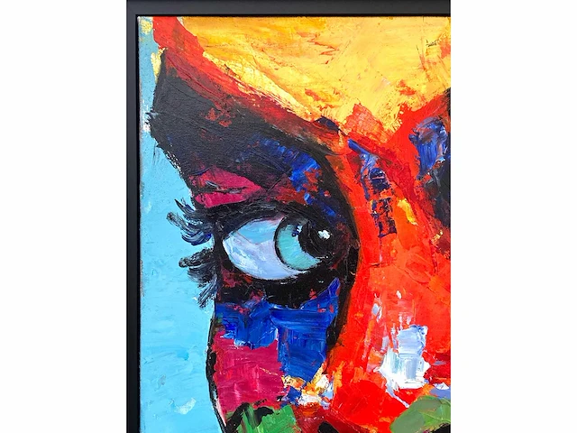 Loîc tuhal - visage - olie op doek - afbeelding 8 van  12