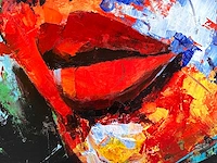 Loîc tuhal - visage - olie op doek - afbeelding 11 van  12
