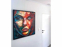 Loîc tuhal - visage - olie op doek - afbeelding 3 van  12